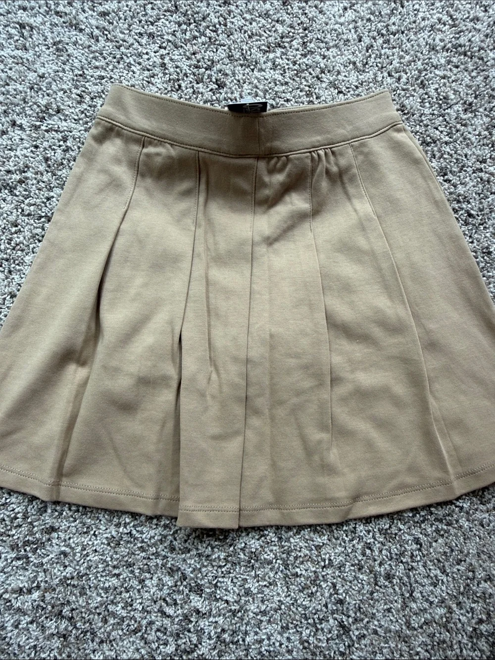 NWT OshKosh B'gosh Tan A-Line Skort with Front Panel size 8